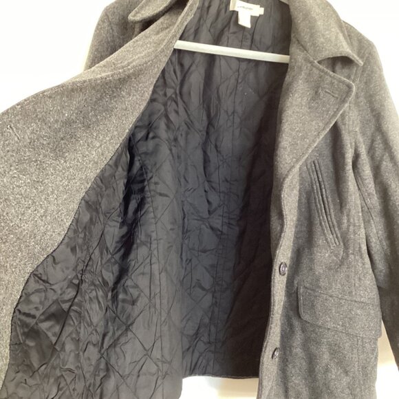 J. Crew Wool Blend Peacoat Gray Size Medium - Picture 4 of 8
